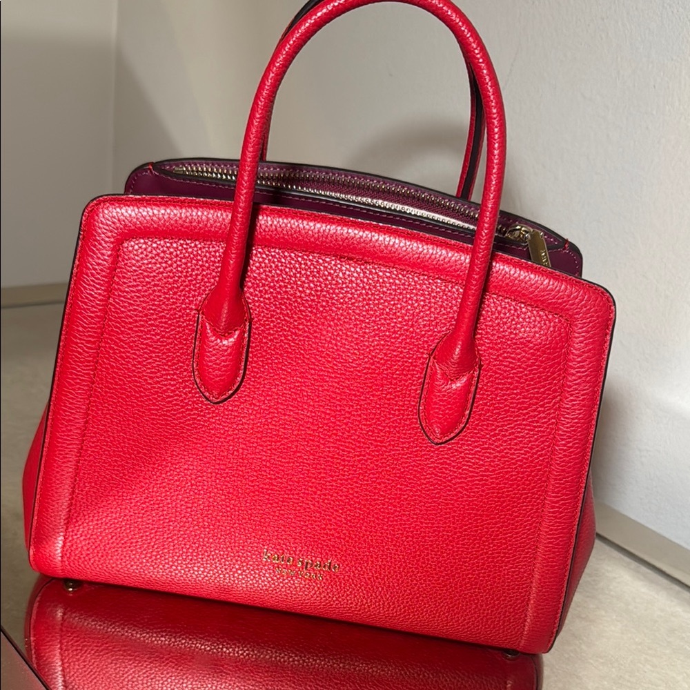Kate Spade Red Satchel Bag